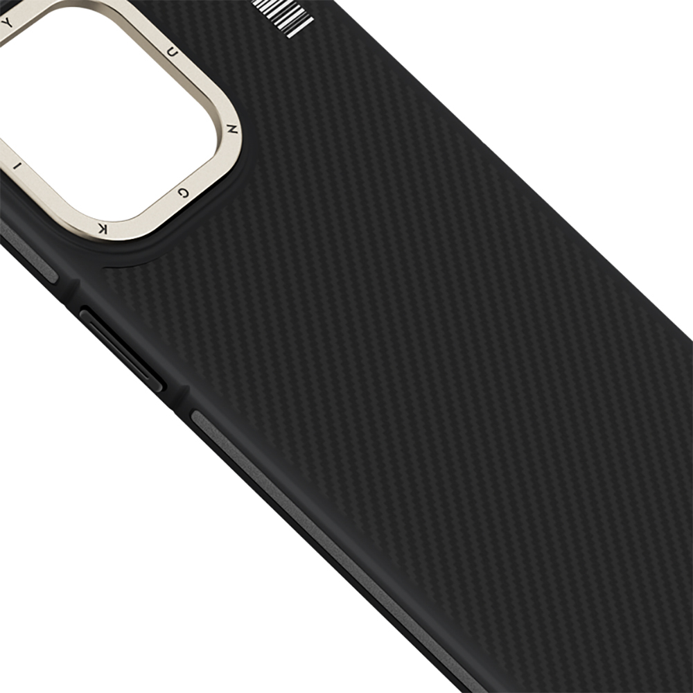 Apple iPhone 13 Uyumlu Pro Uyumlu Kılıf M-safe Şarj Özellikli YoungKit 600D Kevlar Kapak - 1