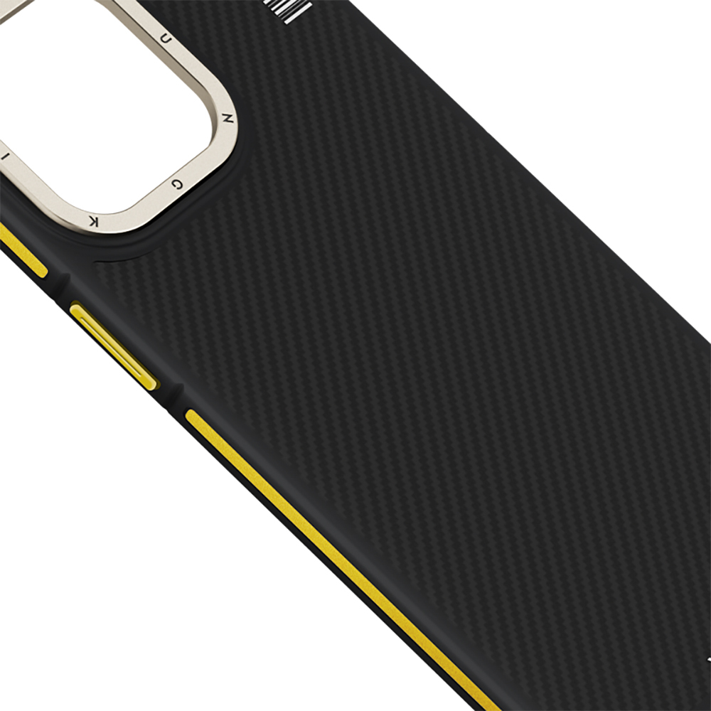 Apple iPhone 13 Uyumlu Pro Uyumlu Kılıf M-safe Şarj Özellikli YoungKit 600D Kevlar Kapak - 2