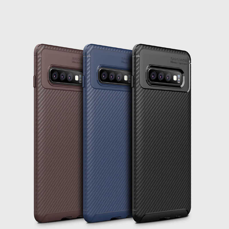 Samsung Galaxy S10 Plus Uyumlu Kılıf Zore Negro Silikon Kapak - 10