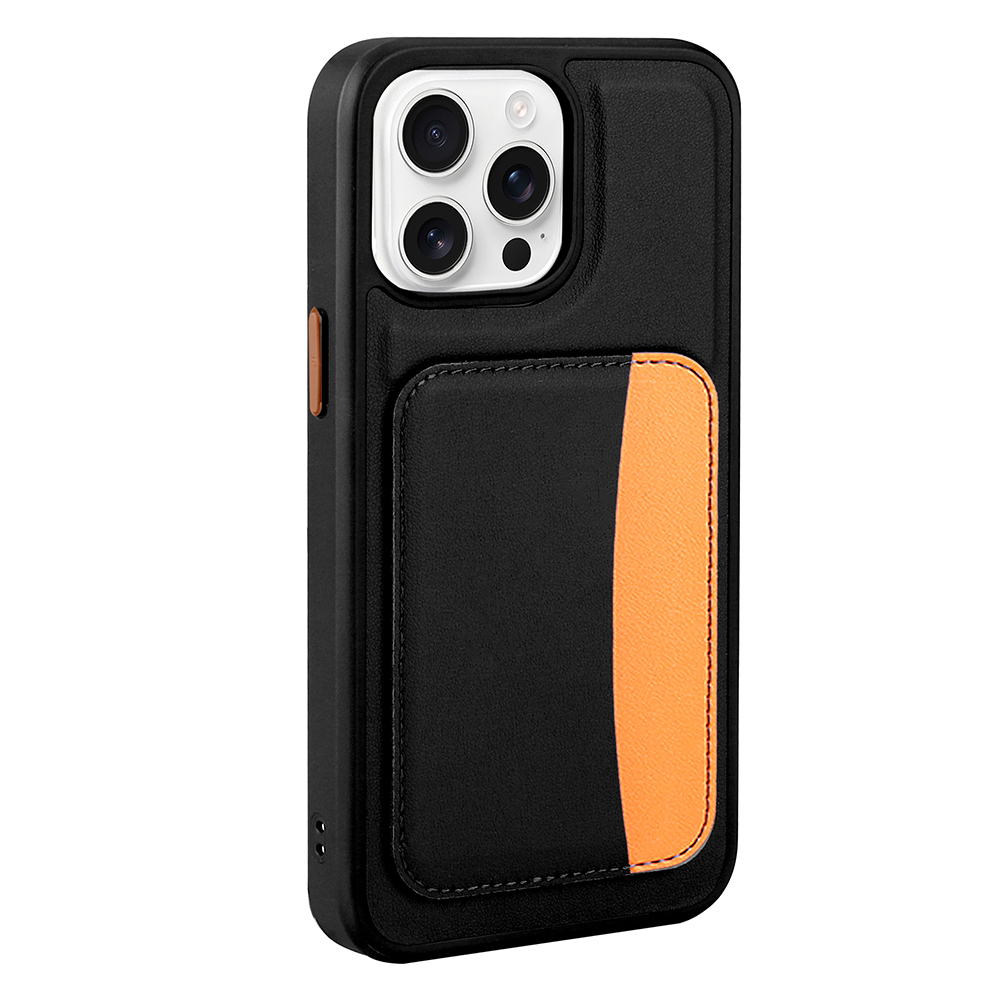 Apple iPhone 16 Uyumlu Pro Uyumlu Max Uyumlu Kılıf Kartlıklı Zore X-Kart Silikon Kapak - 1