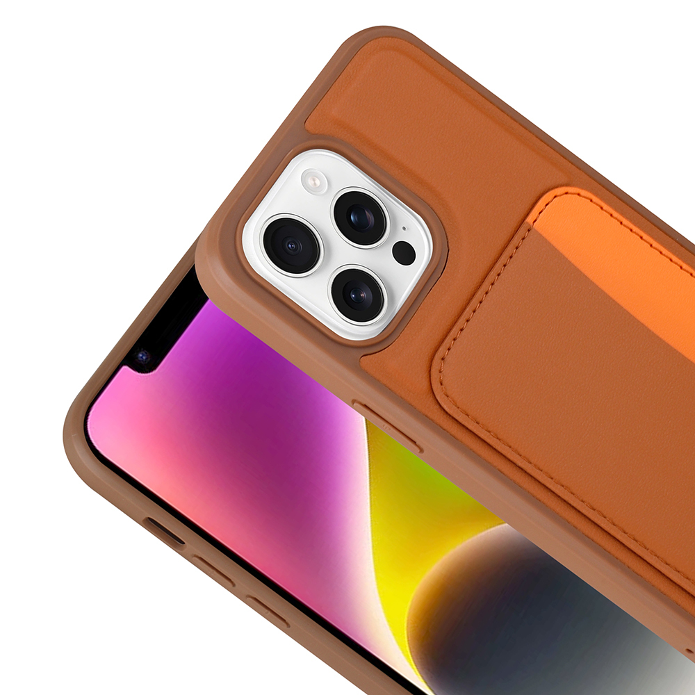 Apple iPhone 16 Uyumlu Pro Uyumlu Max Uyumlu Kılıf Kartlıklı Zore X-Kart Silikon Kapak - 7