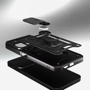 Xiaomi Redmi 15C Uyumlu Kılıf Magnetik Standlı Kamera Korumalı Zore Sürgülü Vega Kapak - 8