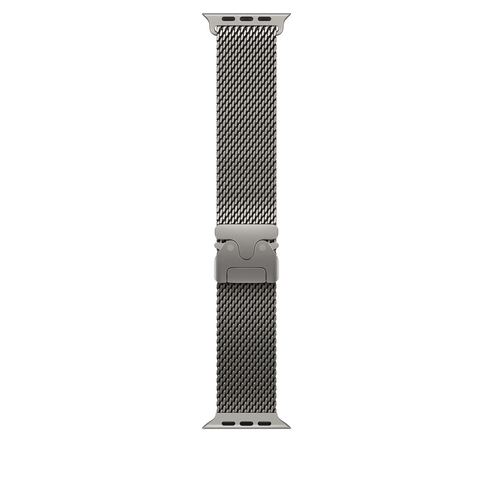 Apple Watch 44mm Uyumlu Zore KRD-100 Titanyum Hasır Kordon - 2