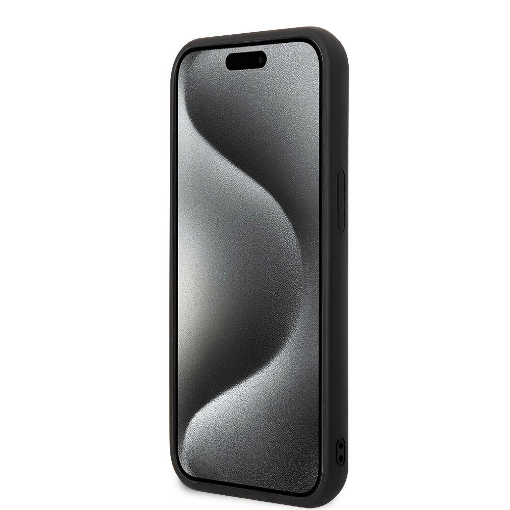 Apple iPhone 15 Uyumlu Kılıf Hello Kitty Orjinal Lisanslı Yazı ve İkonik Logolu 3D Rubber Kitty Head Kapak - 4