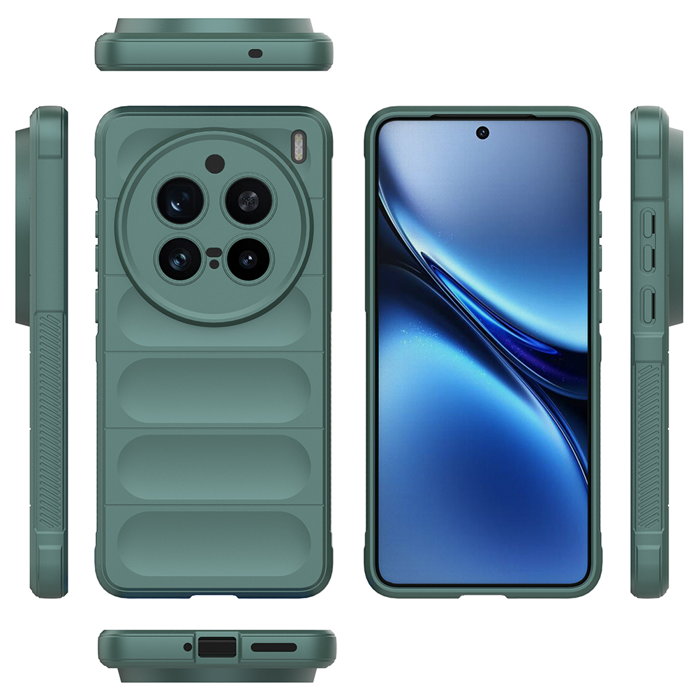 Vivo X200 Pro Kılıf Esnek TPU Oyuklu Arka Yüzey Tasarımlı Zore Etnik Silikon Kapak - 3