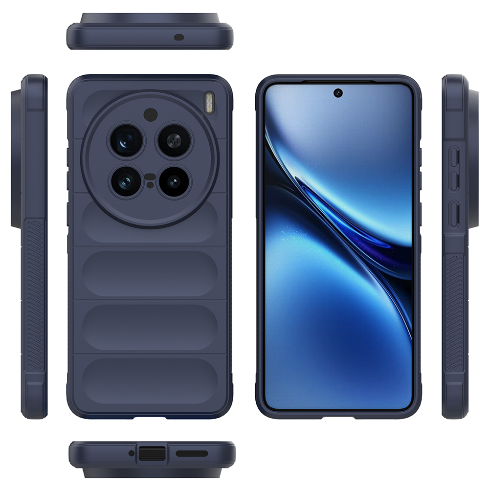 Vivo X200 Pro Kılıf Esnek TPU Oyuklu Arka Yüzey Tasarımlı Zore Etnik Silikon Kapak - 4
