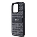 Apple iPhone 15 Uyumlu Pro Uyumlu Max Uyumlu Kılıf DKNY Orjinal Lisanslı 3D Yazılı Repeat Texture Pattern Kapak - 5