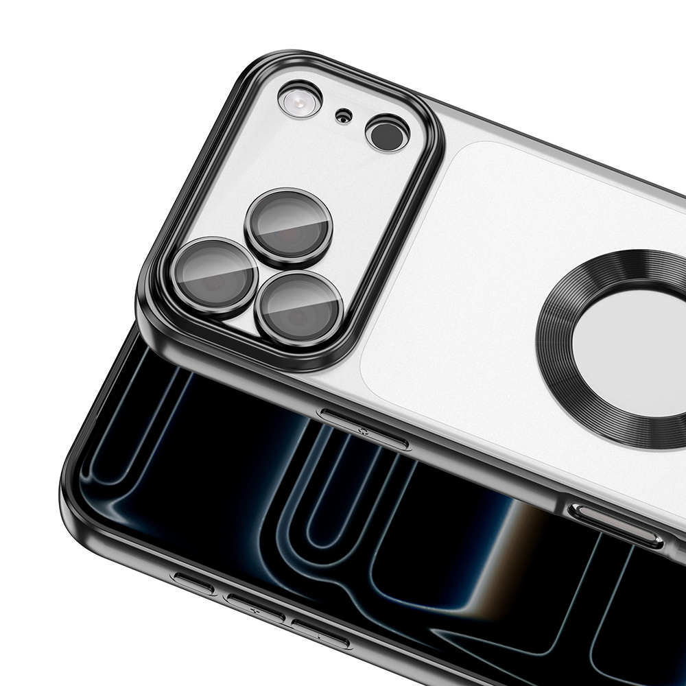 Apple iPhone 17 Uyumlu Pro Uyumlu Max Uyumlu Kılıf Kamera Korumalı Logo Gösteren Zore Omega Kapak - 12