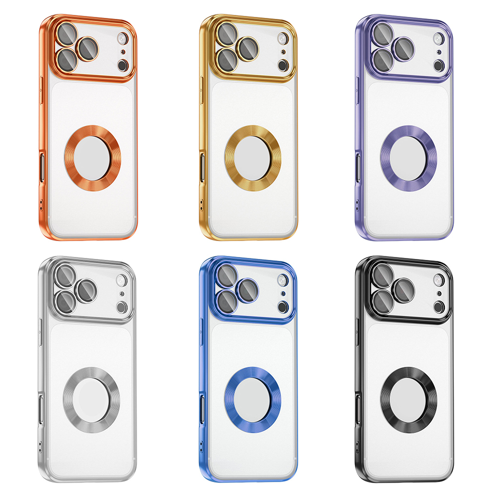 Apple iPhone 17 Uyumlu Pro Uyumlu Max Uyumlu Kılıf Kamera Korumalı Logo Gösteren Zore Omega Kapak - 13