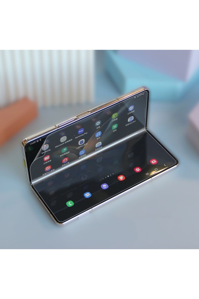 Samsung Galaxy Z Flip 3 Uyumlu Zore Hizalama Aparatlı S-Fit Body Ekran Koruyucu