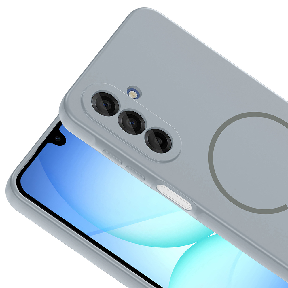 Samsung Galaxy A16 Uyumlu Kılıf M-safe Şarj Özellikli Zore Meta Kapak - 13