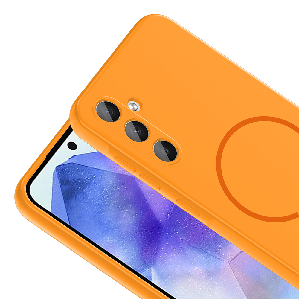 Samsung Samsung Galaxy A5 Uyumlu5 Uyumlu Kılıf M-safe Şarj Özellikli Zore Meta Kapak - 10