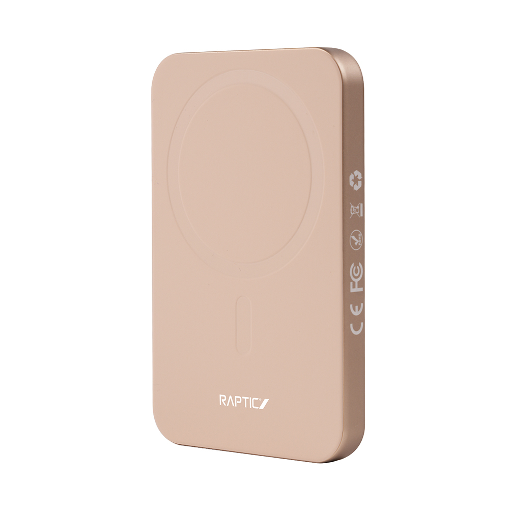 Raptic S4 Aramid-Skin M-safe Şarj Özellikli Ultra İnce Powerbank 15W 5000mAh - 1