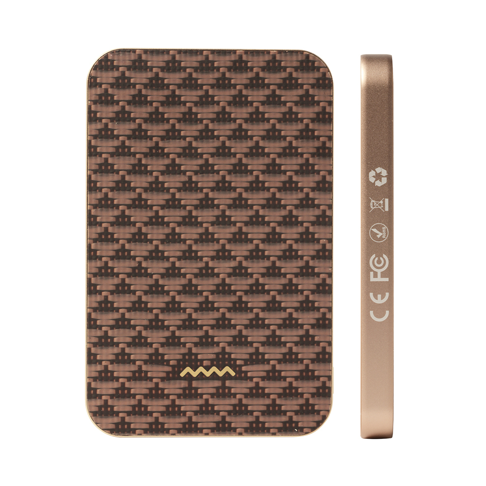 Raptic S4 Aramid-Skin M-safe Şarj Özellikli Ultra İnce Powerbank 15W 5000mAh - 2