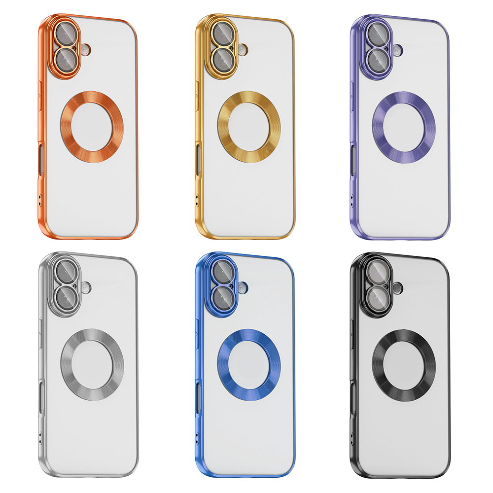 Apple iPhone 17 Uyumlu Kılıf Kamera Korumalı Logo Gösteren Zore Omega Kapak - 13