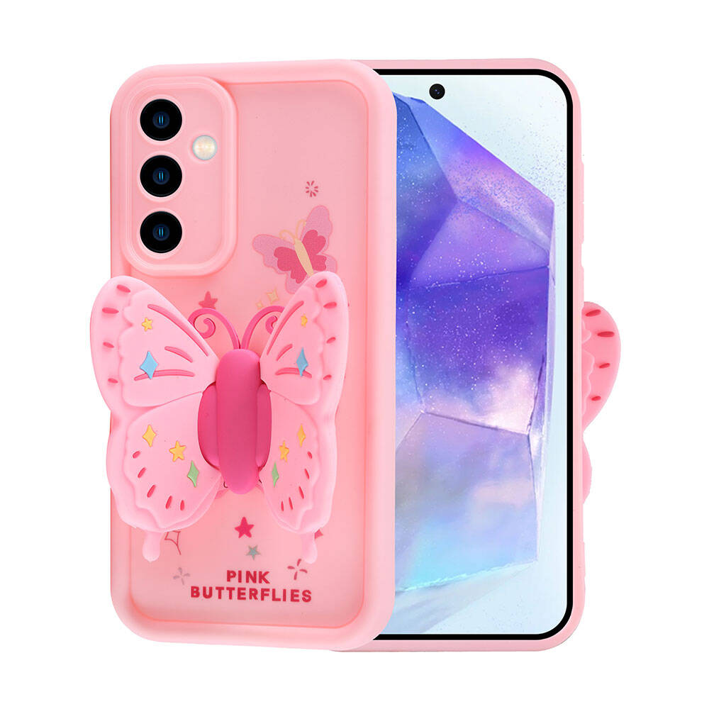 Samsung Galaxy A35 Uyumlu Kılıf Kamera Korumalı Figür Tasarımlı Zore Kapya Kapak - 3