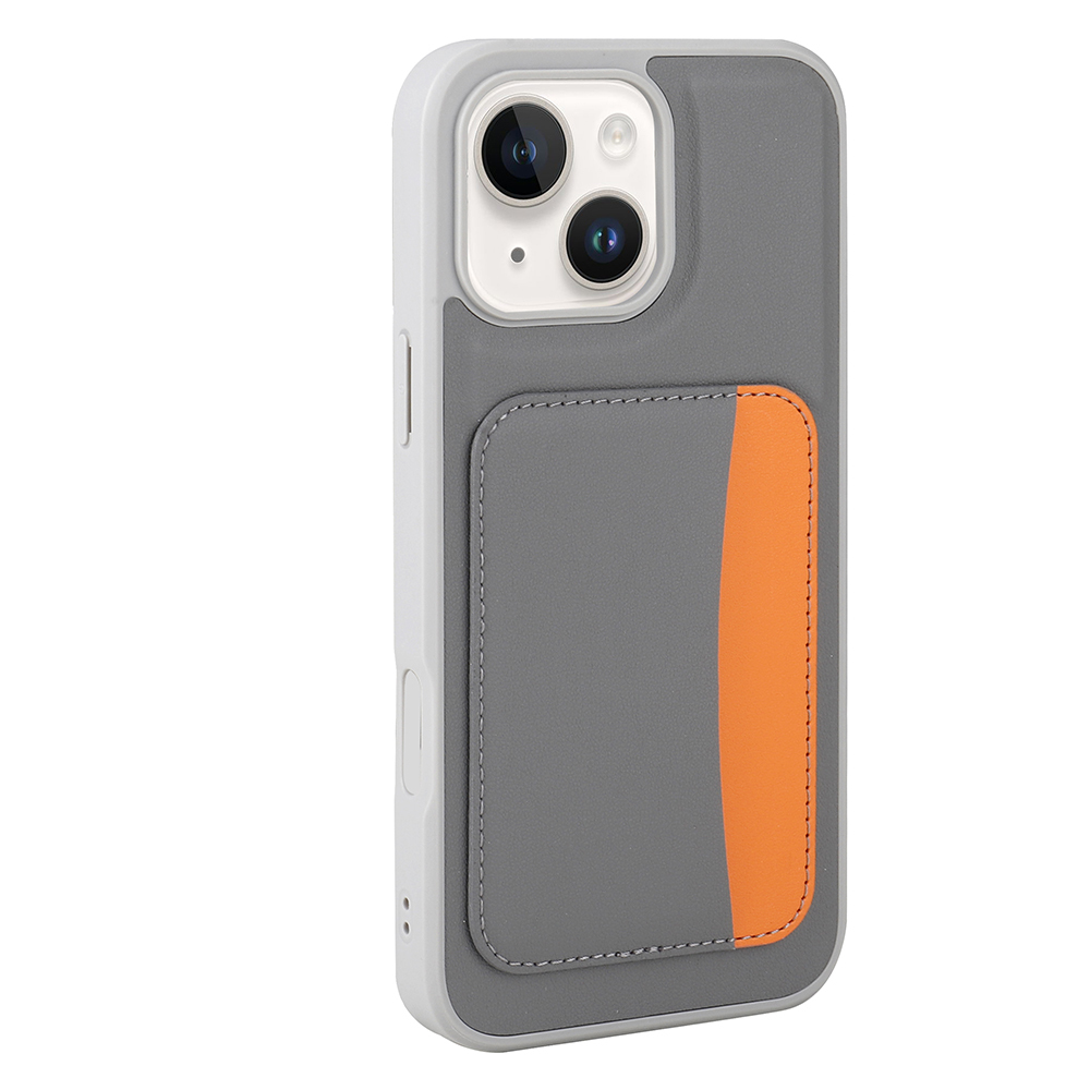 Apple iPhone 13 Uyumlu Kılıf Kartlıklı Zore X-Kart Silikon Kapak - 1