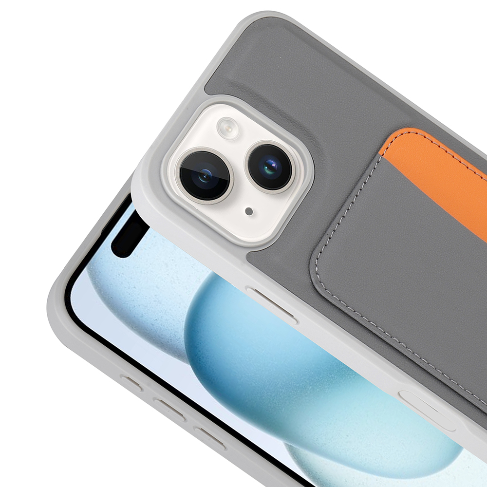 Apple iPhone 13 Uyumlu Kılıf Kartlıklı Zore X-Kart Silikon Kapak - 6