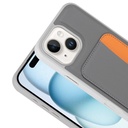 Apple iPhone 13 Uyumlu Kılıf Kartlıklı Zore X-Kart Silikon Kapak - 6
