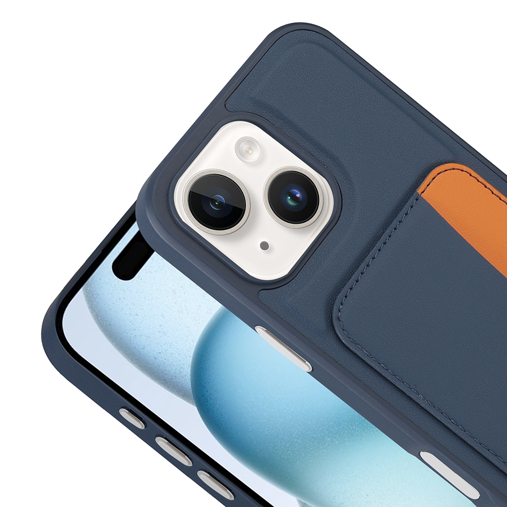 Apple iPhone 13 Uyumlu Kılıf Kartlıklı Zore X-Kart Silikon Kapak - 7