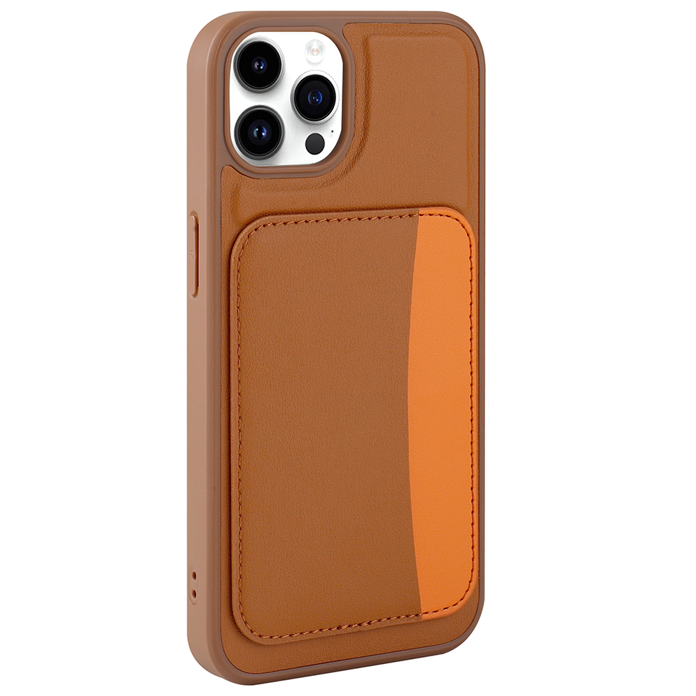 Apple iPhone 15 Uyumlu Pro Uyumlu Max Uyumlu Kılıf Kartlıklı Zore X-Kart Silikon Kapak - 1