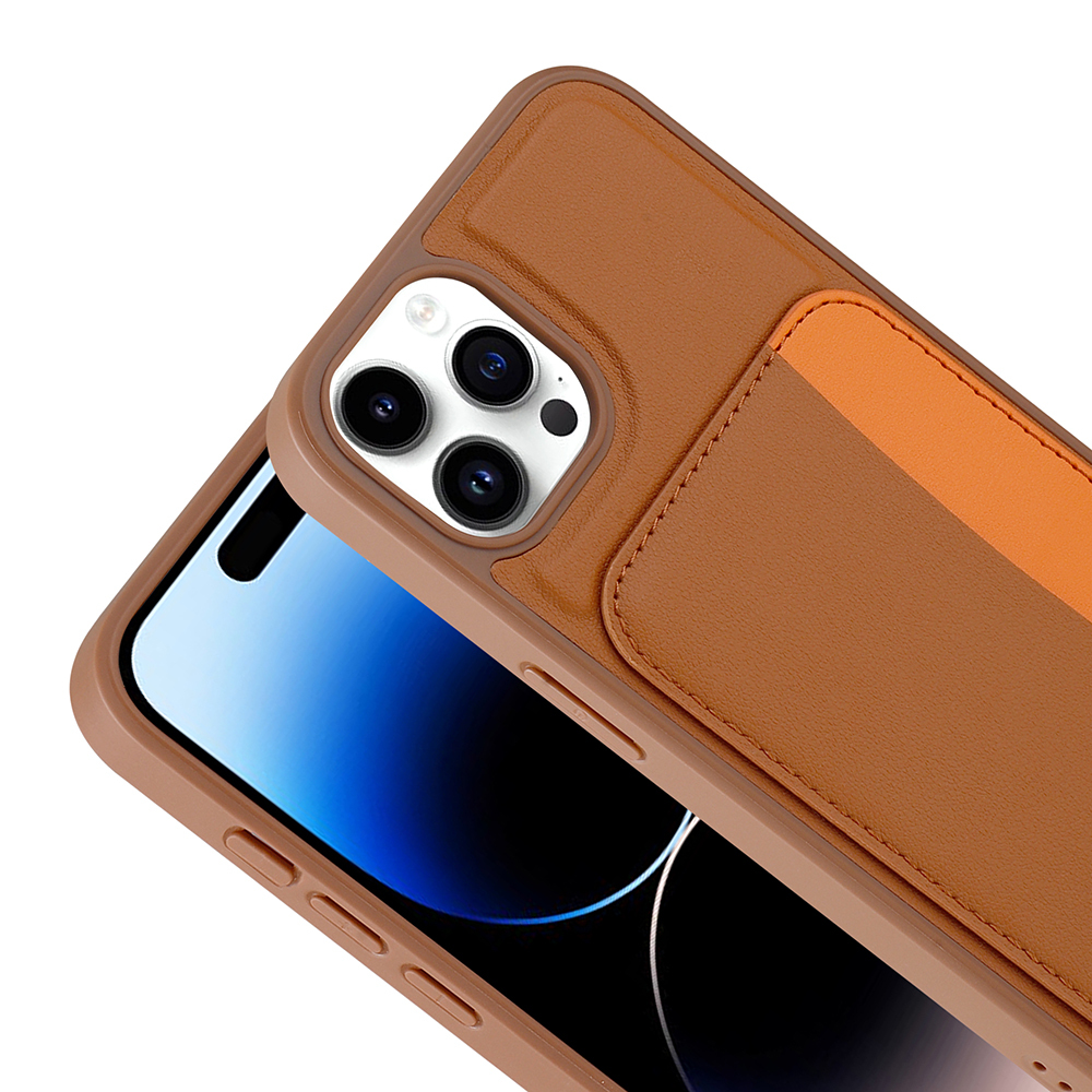 Apple iPhone 15 Uyumlu Pro Uyumlu Max Uyumlu Kılıf Kartlıklı Zore X-Kart Silikon Kapak - 6