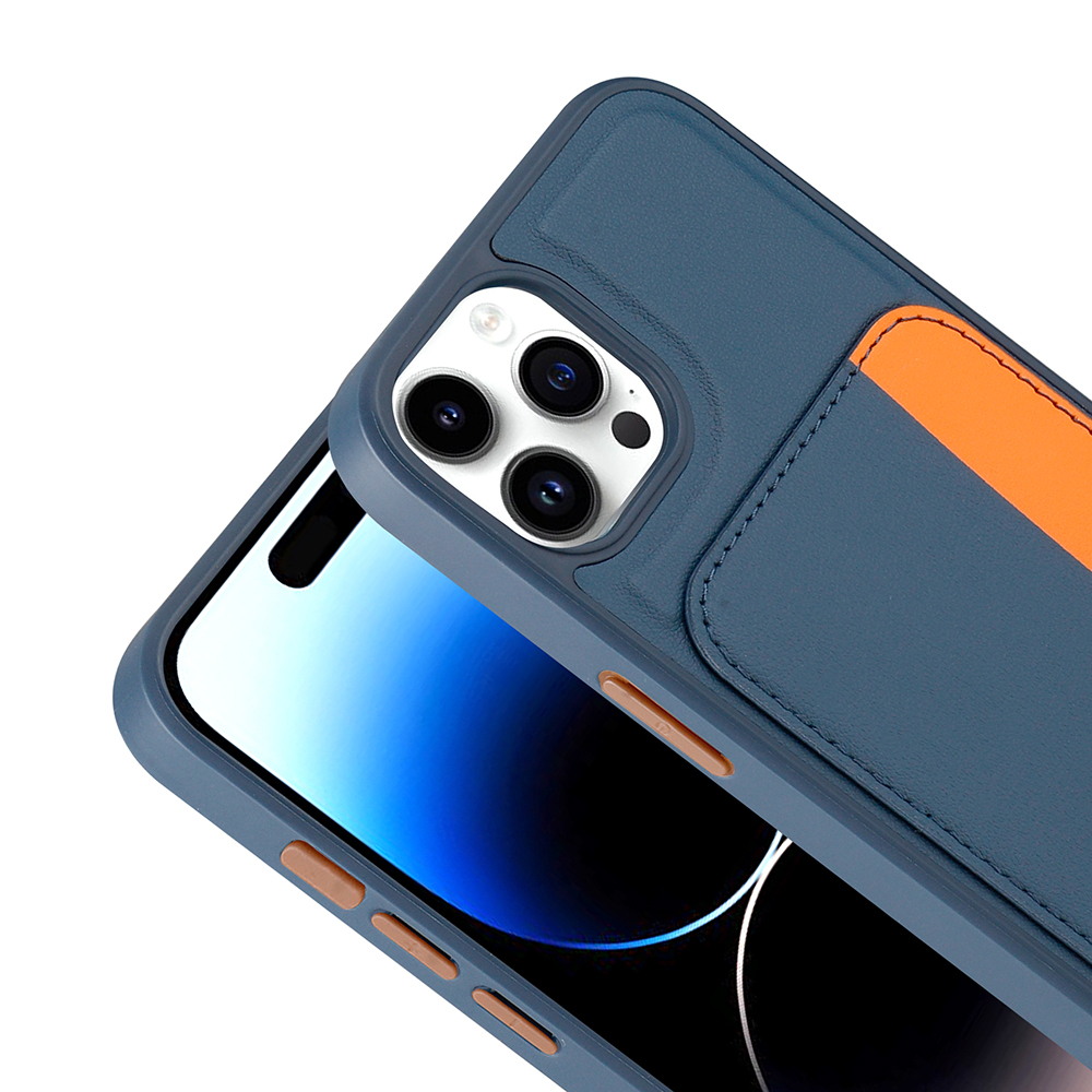 Apple iPhone 15 Uyumlu Pro Uyumlu Max Uyumlu Kılıf Kartlıklı Zore X-Kart Silikon Kapak - 8