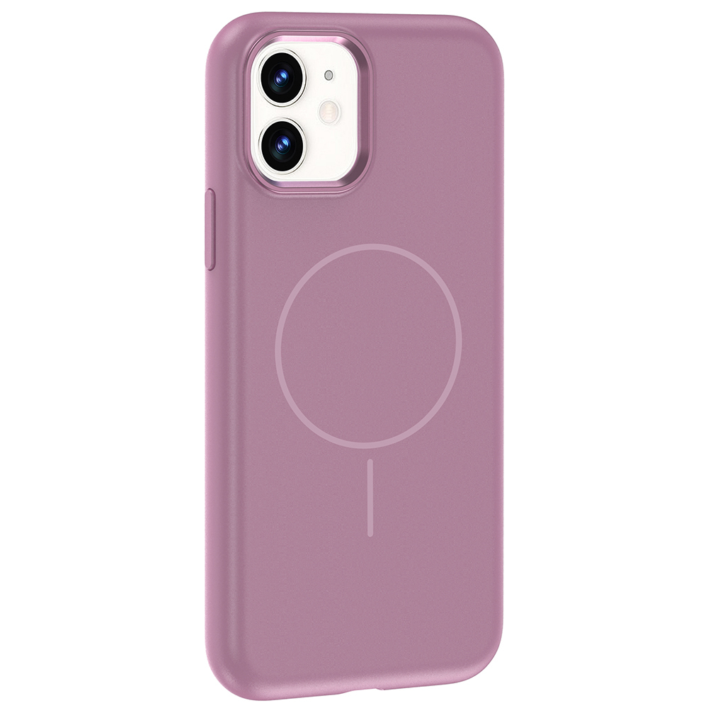 Apple iPhone 11 Uyumlu Kılıf M-Safe Şarj Özellikli Metal Kamera Çerçeveli Zore Edi Silikon Kapak - 3