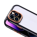Apple iPhone 14 Pro Max Uyumlu Kılıf Kamera Korumalı Renkli Kenar ve Çerçeve Tasarımlı Zore Vitamin Kapak - 1