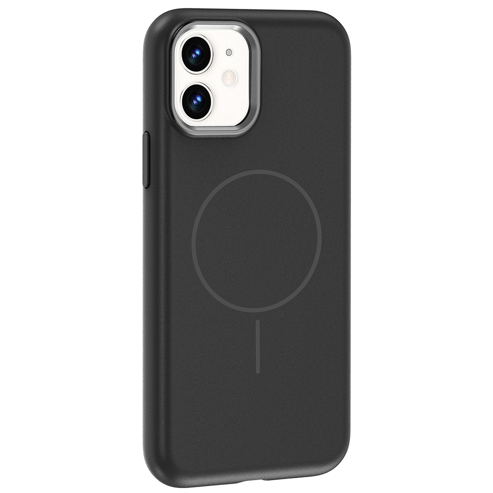 Apple iPhone 11 Uyumlu Kılıf M-Safe Şarj Özellikli Metal Kamera Çerçeveli Zore Edi Silikon Kapak - 4
