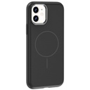 Apple iPhone 11 Uyumlu Kılıf M-Safe Şarj Özellikli Metal Kamera Çerçeveli Zore Edi Silikon Kapak - 4