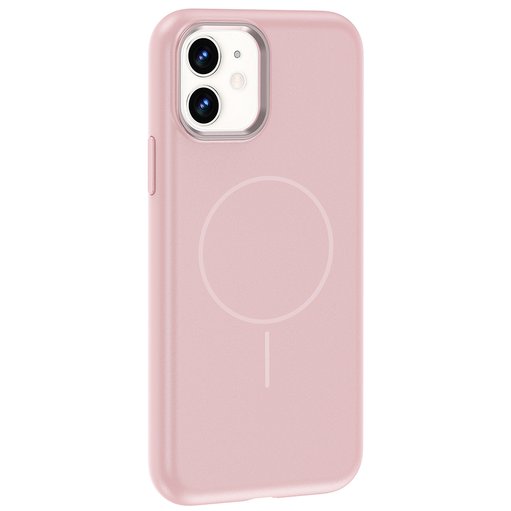 Apple iPhone 11 Uyumlu Kılıf M-Safe Şarj Özellikli Metal Kamera Çerçeveli Zore Edi Silikon Kapak - 5
