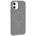 Apple iPhone 11 Uyumlu Kılıf M-Safe Şarj Özellikli Metal Kamera Çerçeveli Zore Edi Silikon Kapak - 6
