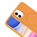 Apple iPhone 11 Uyumlu Kılıf M-Safe Şarj Özellikli Metal Kamera Çerçeveli Zore Edi Silikon Kapak - 9