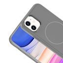 Apple iPhone 11 Uyumlu Kılıf M-Safe Şarj Özellikli Metal Kamera Çerçeveli Zore Edi Silikon Kapak - 13