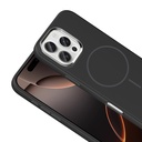 Apple iPhone 16 Uyumlu Pro Uyumlu Kılıf M-Safe Şarj Özellikli Metal Kamera Çerçeveli Zore Edi Silikon Kapak - 14