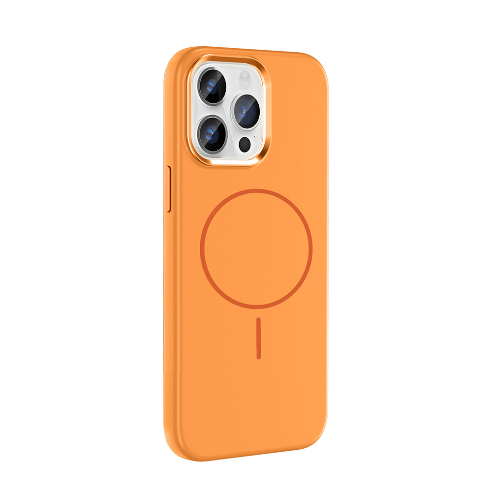 Apple iPhone 14 Uyumlu Pro Uyumlu Max Uyumlu Kılıf M-Safe Şarj Özellikli Metal Kamera Çerçeveli Zore Edi Silikon Kapak - 2
