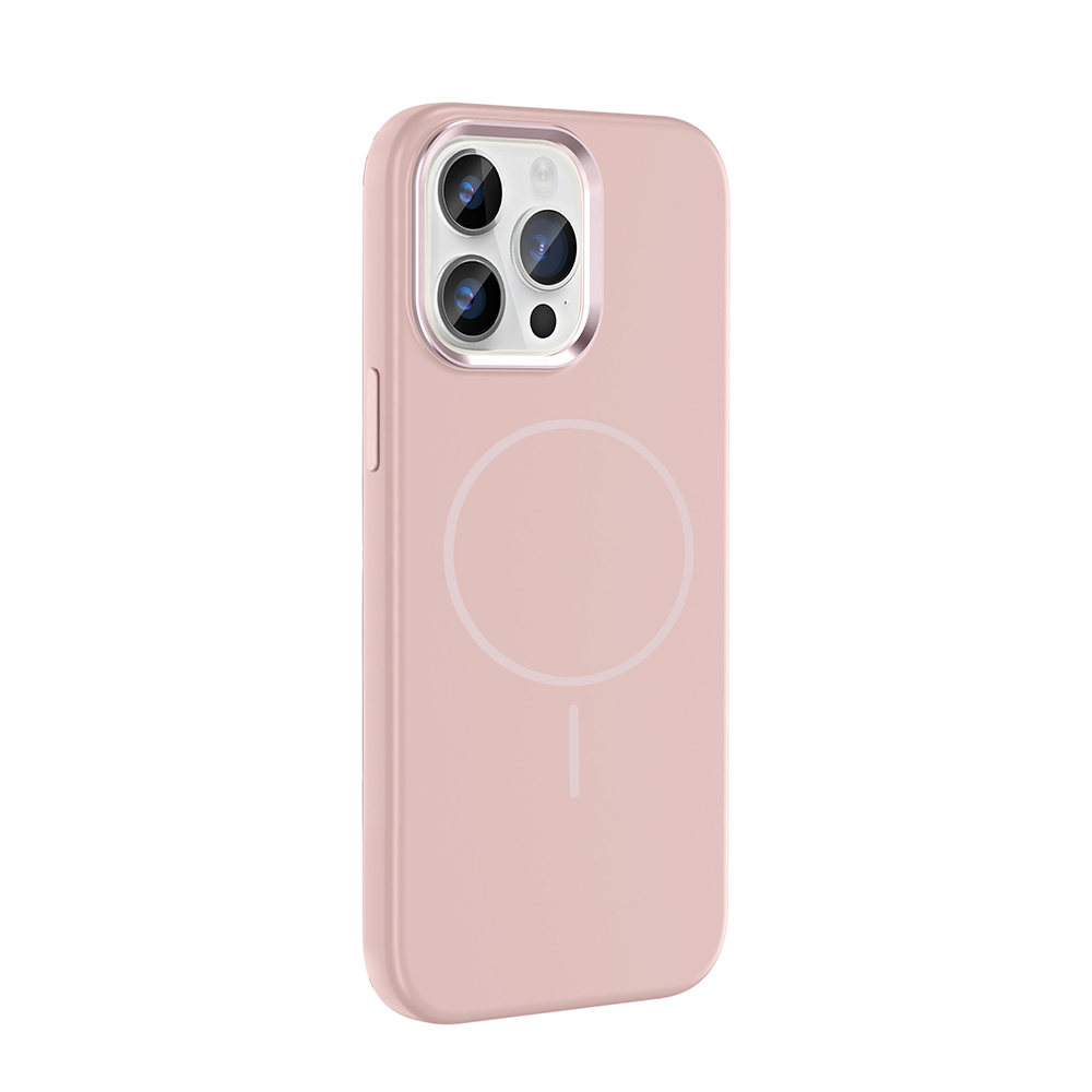 Apple iPhone 14 Uyumlu Pro Uyumlu Max Uyumlu Kılıf M-Safe Şarj Özellikli Metal Kamera Çerçeveli Zore Edi Silikon Kapak - 4