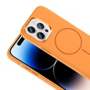 Apple iPhone 14 Uyumlu Pro Uyumlu Max Uyumlu Kılıf M-Safe Şarj Özellikli Metal Kamera Çerçeveli Zore Edi Silikon Kapak - 9