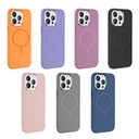 Apple iPhone 14 Uyumlu Pro Uyumlu Max Uyumlu Kılıf M-Safe Şarj Özellikli Metal Kamera Çerçeveli Zore Edi Silikon Kapak - 15
