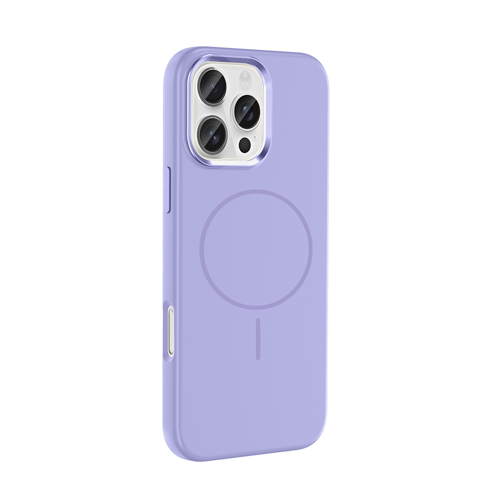 Apple iPhone 16 Uyumlu Pro Uyumlu Max Uyumlu Kılıf M-Safe Şarj Özellikli Metal Kamera Çerçeveli Zore Edi Silikon Kapak - 5