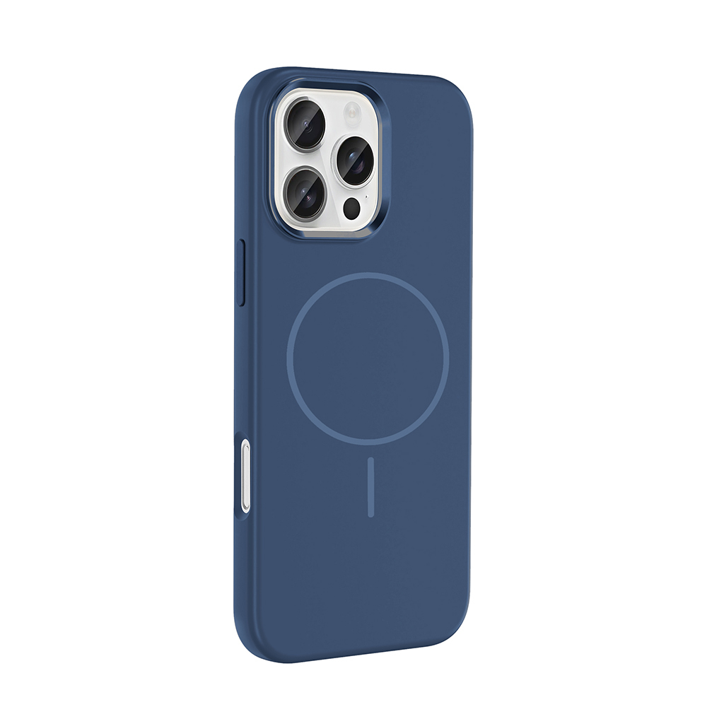 Apple iPhone 16 Uyumlu Pro Uyumlu Max Uyumlu Kılıf M-Safe Şarj Özellikli Metal Kamera Çerçeveli Zore Edi Silikon Kapak - 8