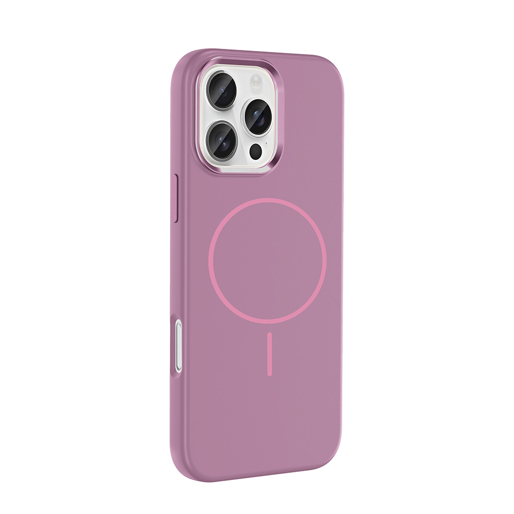 Apple iPhone 16 Uyumlu Pro Uyumlu Max Uyumlu Kılıf M-Safe Şarj Özellikli Metal Kamera Çerçeveli Zore Edi Silikon Kapak - 12