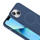 Apple iPhone 15 Uyumlu Kılıf M-Safe Şarj Özellikli Metal Kamera Çerçeveli Zore Edi Silikon Kapak - 7