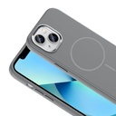 Apple iPhone 15 Uyumlu Kılıf M-Safe Şarj Özellikli Metal Kamera Çerçeveli Zore Edi Silikon Kapak - 11
