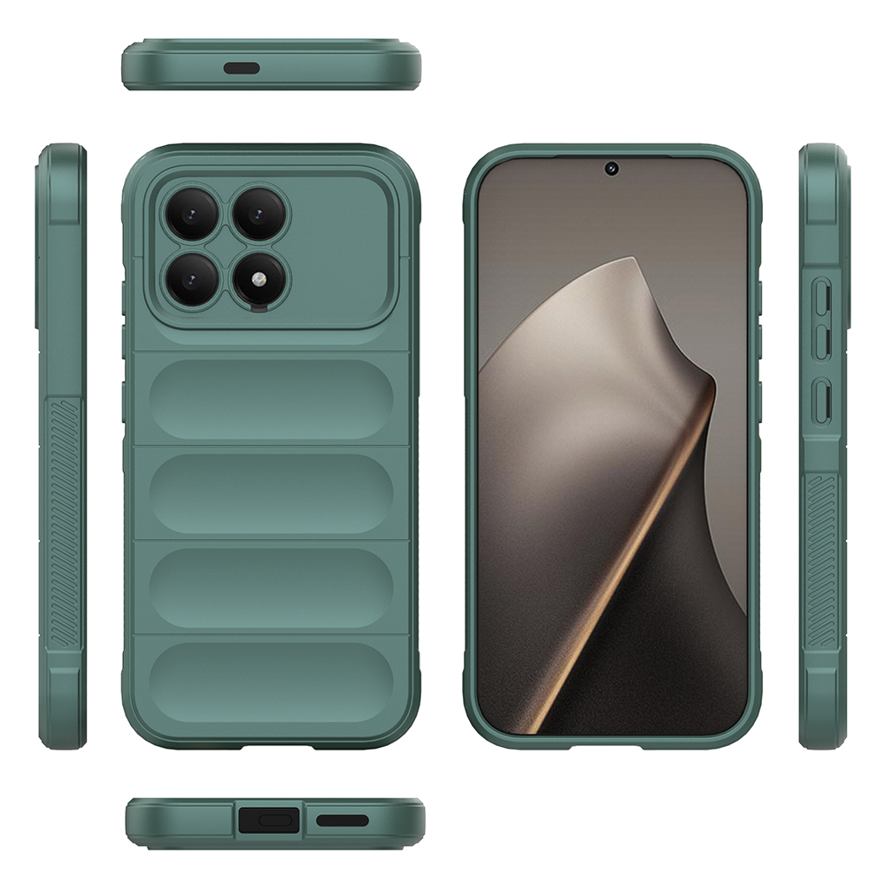 Xiaomi Poco F8 Pro Kılıf Esnek TPU Oyuklu Arka Yüzey Tasarımlı Zore Etnik Silikon Kapak - 23