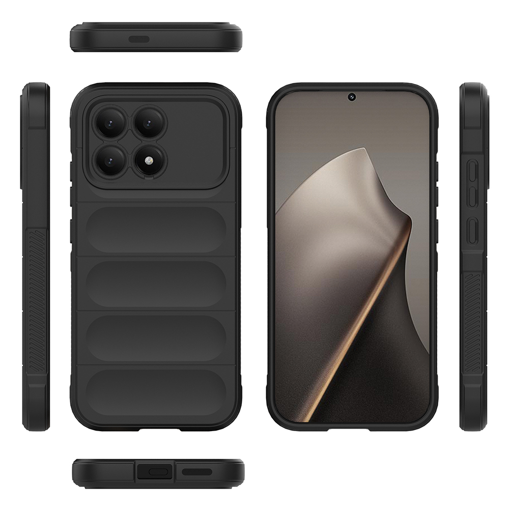 Xiaomi Poco F8 Pro Kılıf Esnek TPU Oyuklu Arka Yüzey Tasarımlı Zore Etnik Silikon Kapak - 24