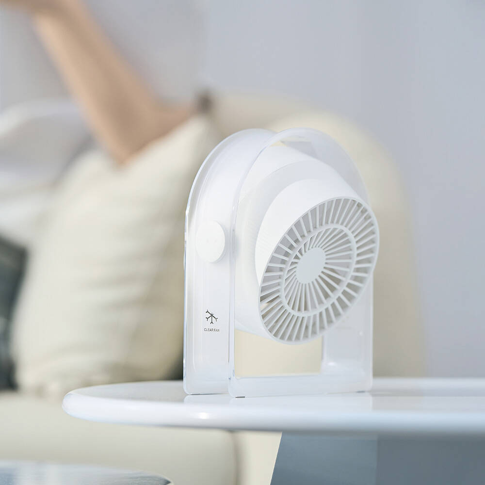 Wiwu Wi-FS07 Snow Serisi Soğutuculu Taşınabilir Standlı Turbo Masaüstü Fan - 8
