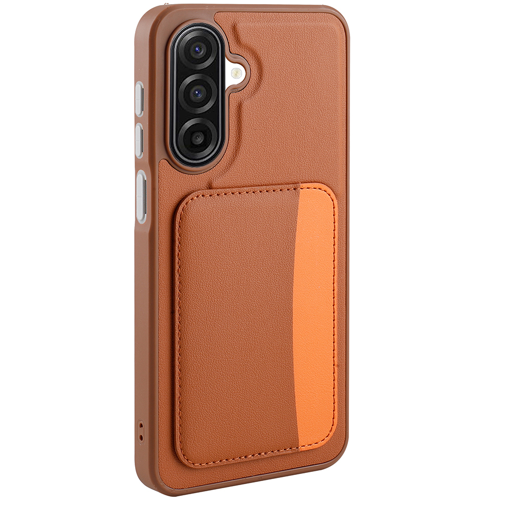 Samsung Galaxy A17 Uyumlu Kılıf Kartlıklı Zore X-Kart Silikon Kapak - 1