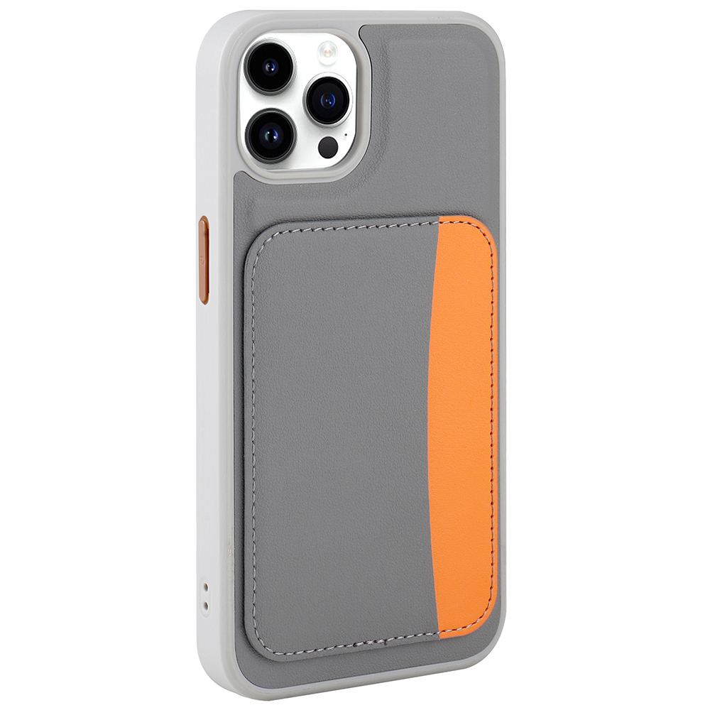 Apple iPhone 14 Uyumlu Pro Uyumlu Max Uyumlu Kılıf Kartlıklı Zore X-Kart Silikon Kapak - 4